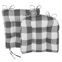 Klear Vu Solarium Jurby Indoor/Outdoor Rocking Chair Pad Seat and Seatback Cushion Set