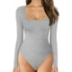 thumbnail image 1 of Xishao Body de manga larga con cuello cuadrado para mujer Xishao ropa, 1 of 2