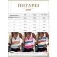 thumbnail image 3 of HOTAPEI Tank Tops for Women Color Striped Sleeveless Tops Summer Casual Tank Top Blouse, 3 of 3