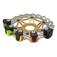 thumbnail image 5 of Kovix KS6 Candado de freno de disco de acero ultraportátil, alarma de 120 dB, pin de 6 mm, IP67, fácil de bloquear, resistente al agua, para motocicleta, scooter, bicicleta eléctrica, naranja fluoresc, 5 of 5