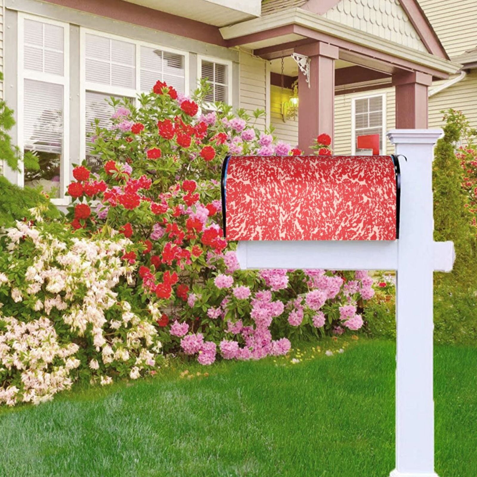 Kdxio Magnetic Mailbox Cover 21x18 in Mailbox Cover Outdoor Decoration Holiday Mailbox Covers for Home Garden Yard-21x18 in