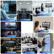 Kinupute Mini Gaming PC, Desktop Computer i9-13900F 24 Cores Upto 5.6GHz, 64G DDR4, 2T M.2 SSD, Windows 11 Pro, GeForce RTX4060 8G, Dual LAN, WiFi6E/BT5.3, Four Display, 8K Outputs, Optical
