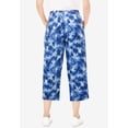 thumbnail image 2 of Woman Within Plus Size Petite Sport-Knit Pull-On Capri Pants, 2 of 6
