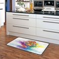 thumbnail image 5 of Long Floor Mat 39x20Inch Kitchen Mat Bathroom Mat Living Room Mat Bedroom Mat, Absorbent, Delicate Fabric, No Ball, Do Not Fade Rainbow Beautiful Tiger, 5 of 8
