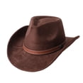 thumbnail image 3 of Sun Hat for All Seasons - Classic Western Cowboy Hat for Women and Men with Wide Brim Sun and Cattleman Style, 3 of 3