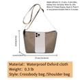 thumbnail image 3 of HuaAngel Crossbody Bag Oxford Cloth Waterproof Large Capacity for Sports Travel With Adjustable Shoulder Strap, 3 of 6