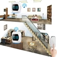 thumbnail image 6 of Up to 45% off! Skegnu Wireless Doorbell Self-Generating Doorbell Clock Integrated Wireless Doorbell Caller Intelligent Doorbell,IP44 Water Proof,US Plug on Clearance, 6 of 7