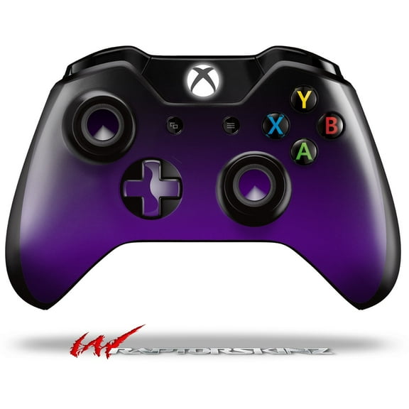 Decal Style Skin for Microsoft XBOX One Wireless Controller Smooth Fades Purple Black - (CONTROLLER NOT INCLUDED)