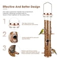 thumbnail image 3 of Comedero para pájaros, tubo colgante, alimentador de semillas para pájaros silvestres de aluminio, 3 of 7