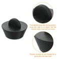 thumbnail image 4 of Uxcell 2Pcs Tapón de Drenaje de Caucho Tapón de Drenaje para Bañera Tapón de Drenaje de Caucho Negro de 1 pulgada a 1-3/8 pulgadas, 4 of 6