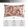 thumbnail image 2 of Goofa Dragons1 Print Plush Throw Pillow Case, Soft Velvet with Hidden Zipper, Decorative Cushion Cover for Sofa, Bed, Car, and Home Décor-20"x30", 2 of 6