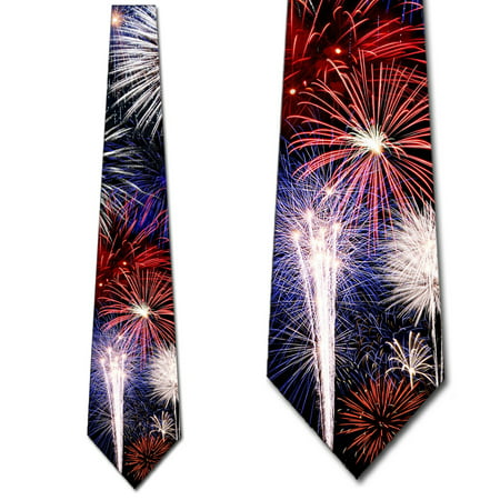 Fireworks Necktie 4th of July Ties by Three
