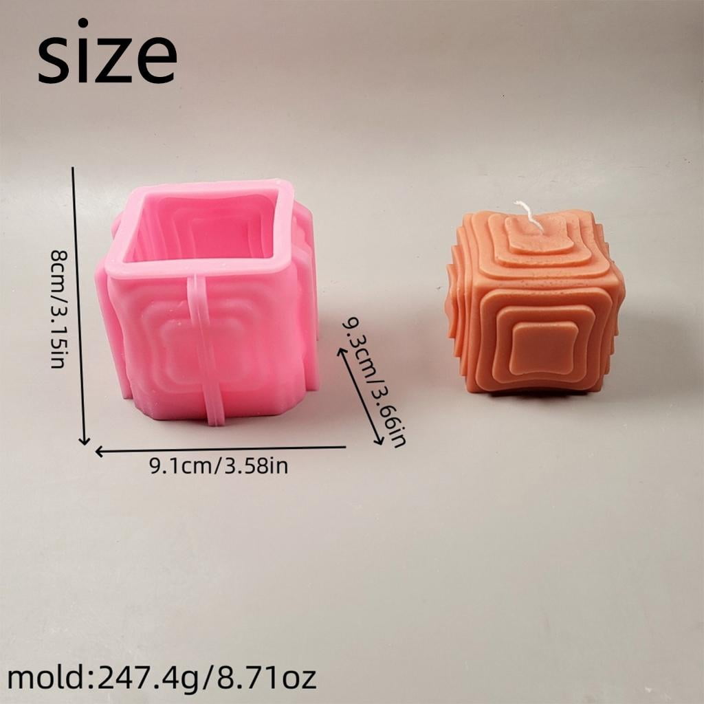 Cube Silicone Mould Candle Molds Handmade Square Epoxy Resin Molds Soap Molds