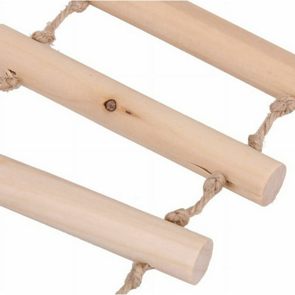 YUEHAO Pet Supplies Birds Toys Pet Toy Accessories Bridge Ladder Wooden Singing Cockatiel Parrot Khaki
