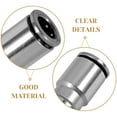 ITSELFER Push To Connect Fittings Pneumatic Push Connectors Quick