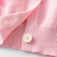 thumbnail image 6 of DxhmoneyHX Girls Cardigan Sweater Soft Comfy Knitted Fall Jackets Cute Fashion Lightweight Long Sleeve Button Down Casual&nbsp;Outerwear Size 5 Years, 6 of 9