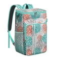 thumbnail image 1 of Bohemian Style Cooler Backpack 26 Cans – Waterproof Leakproof Lunch Backpack with Natural Floral Design for Travel, Work, and Outdoor Use, 1 of 6