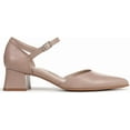 thumbnail image 2 of Naturalizer Women's Maddox Block Heel Ankle Strap Pump Warm Taupe Leather 9.5M, 2 of 5