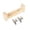 Khaki, variant on erfcxs Wooden Bracelet Maker Adjustable Bracelet Maker U Shape Wooden Frame Bracelet Kit DIY Wristband Rope Knot Braided Fixing Tools