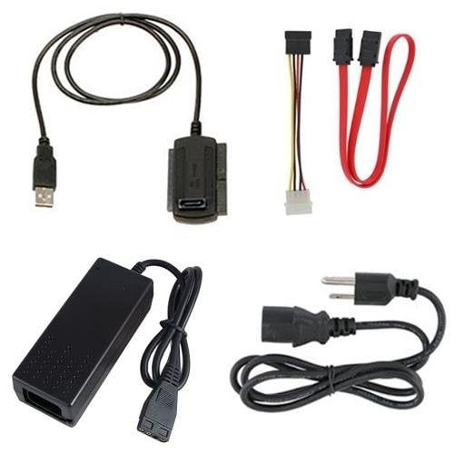 SATA/PATA/IDE Drive to USB 2.0 Adapter Converter Cable For 2.5/3.5" Hard DriveLE 