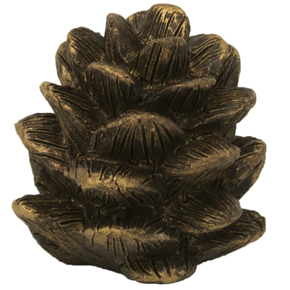 Urbanest Pinecone Lamp Finial – 1 3/4 Inch Tall, Bronze With Gold – Decorative Lamp Shade Finial for Table & Floor Lamps- 1 Piece