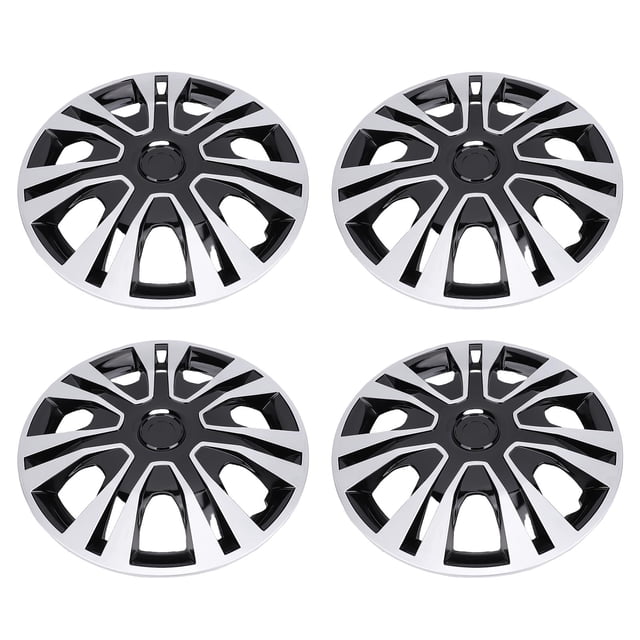 Wheel Hub Cap, 16 Inch Universal Snap On ABS Replacement for Cars Trucks SUVs 4PCS