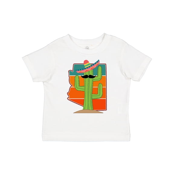 Inktastic Arizona Retro Sunset Funny Cactus Boys or Girls Toddler T-Shirt