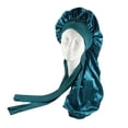 thumbnail image 2 of Satin braided sleep cap women light pink, 2 of 4