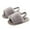 Gray, variant on Newborn Baby Girl Shoes Plush Soft Sole Crib Faux Fur Slippers Pram Sandals
