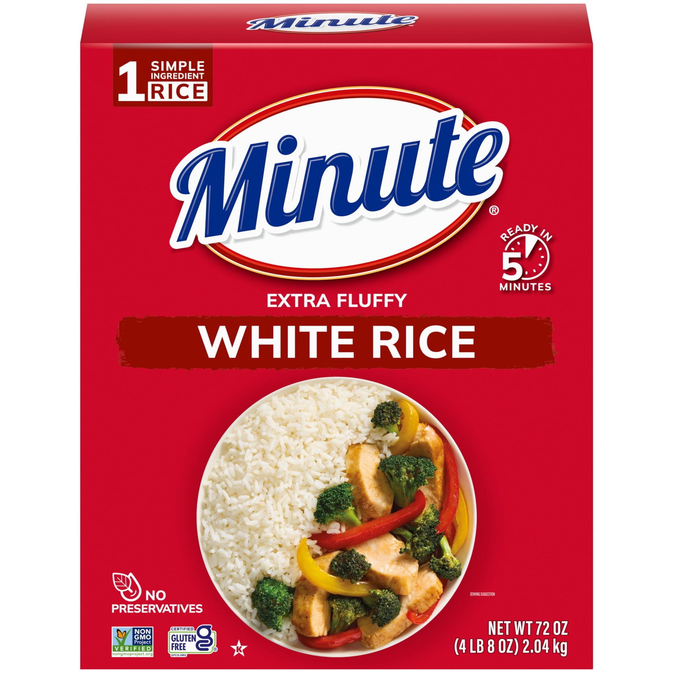 Minute, Instant White Rice, 42 oz, Light and Fluffy Gluten Free