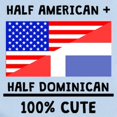 thumbnail image 2 of CafePress - Half Dominican 100% Cute Body Suit - Long Sleeve Cotton Baby Bodysuit, 2 of 4