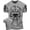 T-Shirt Heather Grey Branded, variant on Gymish Let The Gains Begin Men’s Workout T-Shirt – Funny Lifting Gym Tee, Deadlift Fitness Shirt for Men