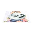thumbnail image 3 of Cat Strap Flowers Floral 12×18 inch Placemats Heat Resistant Washable Foldable Rectangular Placemats Set Decoration Indoor Outdoor for Kitchen Dining Table 4PCs, 3 of 8