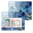 thumbnail image 1 of Tarjetero Fintie Slim, minimalista, de piel con bloqueo RFID, 1 of 8