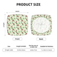 thumbnail image 5 of KLL Flower With Ladybug Pattern Seat Covers for Dining Room Chairs,Washable Chair Seat Chair Covers Seat Protector-Six Piece, 5 of 7