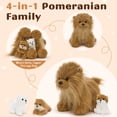 thumbnail image 6 of MorisMos 13.8'' Stuffed Dog Plush Mommy Dog with 3 Puppy Toy, 6 of 7