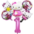 thumbnail image 3 of Juego de Globos de helio de Hello Kitty para niños, decoración de fiesta de cumpleaños, número de 32 pulgadas, 1 Juego, 3 of 4