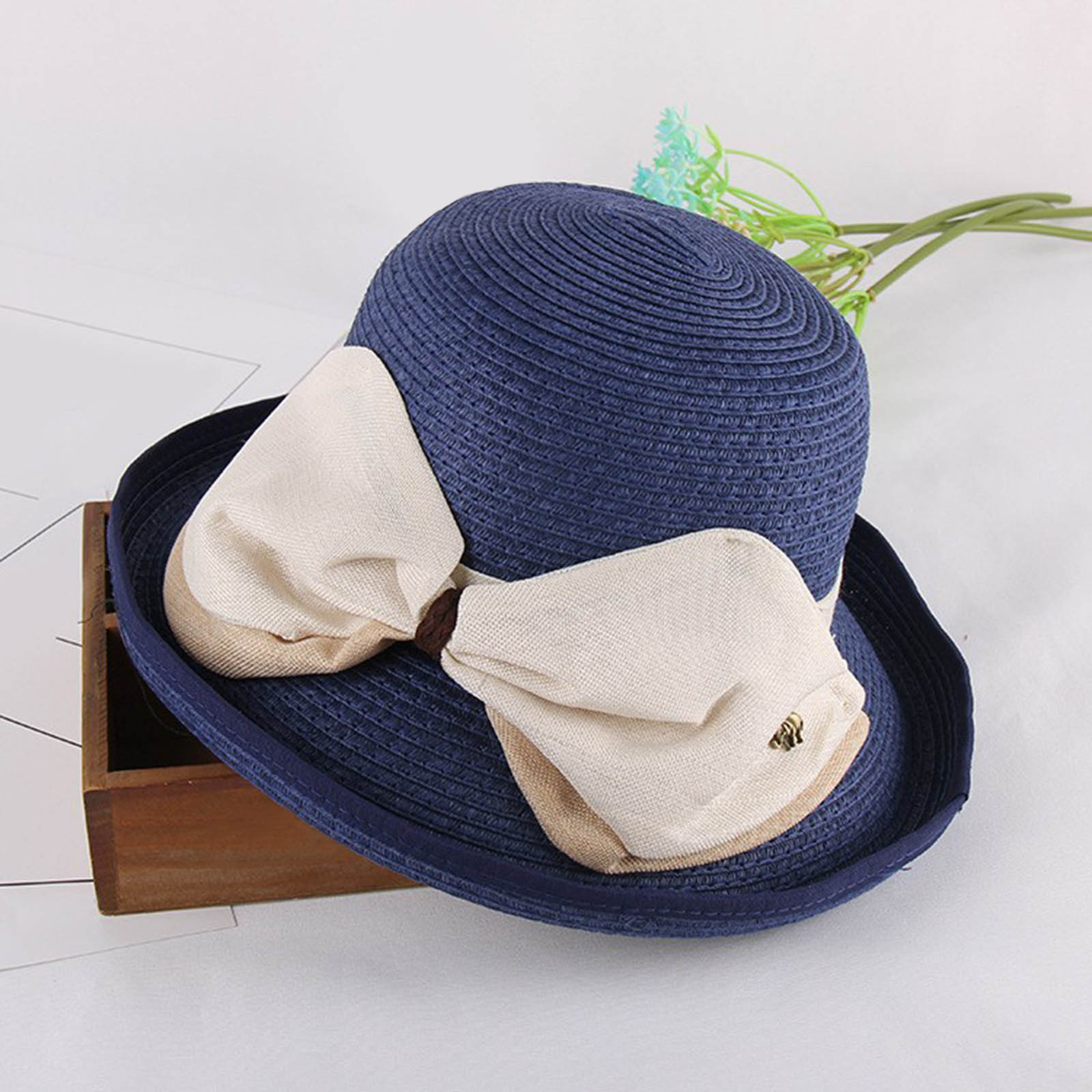 Summer Hats For Women Wide Bongrace Women Straw Beach Hat Little Girl ...