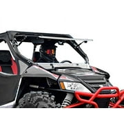 SuperATV Scratch Resistant 3|in|1 Flip UTV Windshield for 2012|2018 Arctic Cat Wildcat 1000/4 1000|USA Made|1/4" Polycarbonate 250X Stronger than Glass|Set to Open, Vented, or Closed|FWS-AC-WC-70
