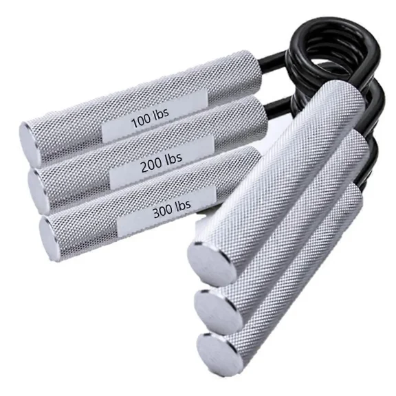 Hand Grip Strengthener Set of 3 (100LB,200LB,300LB) Metal Grip Strength Trainer Wrist & Forearm Str