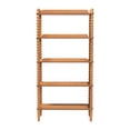 thumbnail image 5 of Baxton Studio Lucera Farmhouse Display Shelf, 5-Tier, Oak Brown, 5 of 9