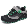 thumbnail image 1 of Zapatos de senderismo Mishansha para niños y niñas, talla baja, negro/verde, 3, 1 of 7