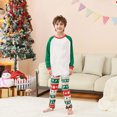thumbnail image 2 of Odeerbi Christmas Pajamas for Family Holiday Long Sleeve Family Christmas Pajamas Matching Sets Kids Casual Top Bottom Outfits Home Wear Sleepwear Xmas Family Matching PJs Set Green, 2 of 5