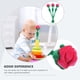 thumbnail image 5 of 3pcs peluche flores de rosa decorativas flores de rosa decoraciones de flores de boda, 5 of 5
