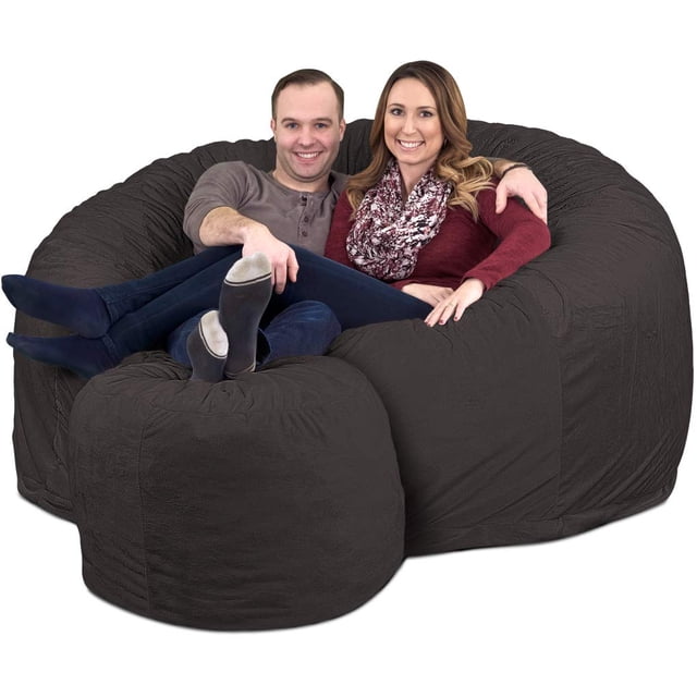 Sillón Puff ULTIMATE SACK 180 cm Espuma Gris