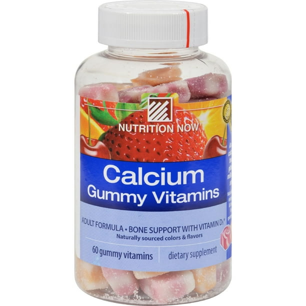 Nutrition Now Calcium Adult Gummy Vitamins 60 Gummies