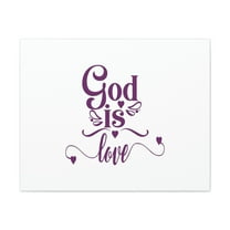 Scripture Walls 1 John 4:8 God Is Love Bible Verse Canvas Christian Wall Art Ready to Hang Unframed