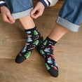 thumbnail image 3 of Naloa Disco Mirror Ball Snowman Ankle Socks for Women Non Slip Socks No Show Socks Classic Low Cut Casual Socks Casual Socks, 3 of 7