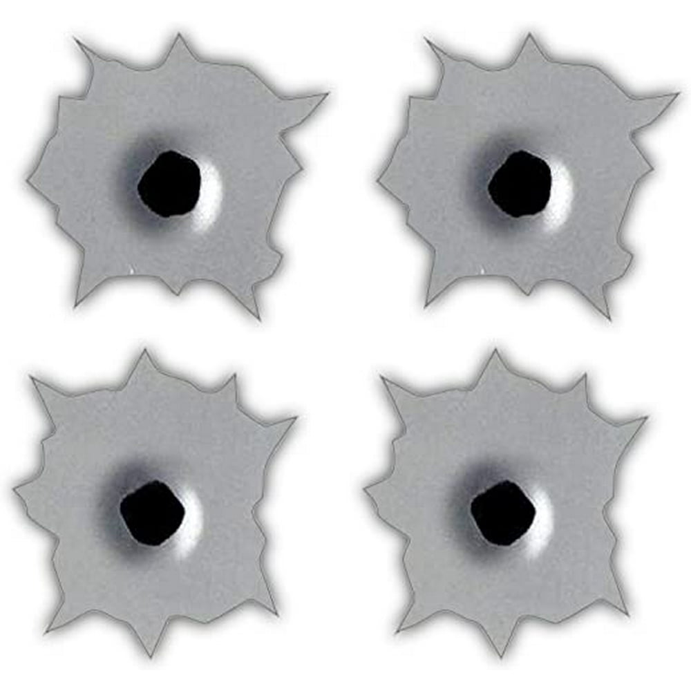 Bullet Holes Stickers Decal Funny Lifelike Automotive Tattoo Hood Front
