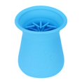 thumbnail image 4 of 2 uds taza de lavado de pies de silicona azul para mascotas, arandela de pies para perros, herramienta de limpieza de patas de mascota, 4 of 4